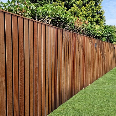 Outbuilding and fence - Turnhout (BE) Garden fences Jatoba 2